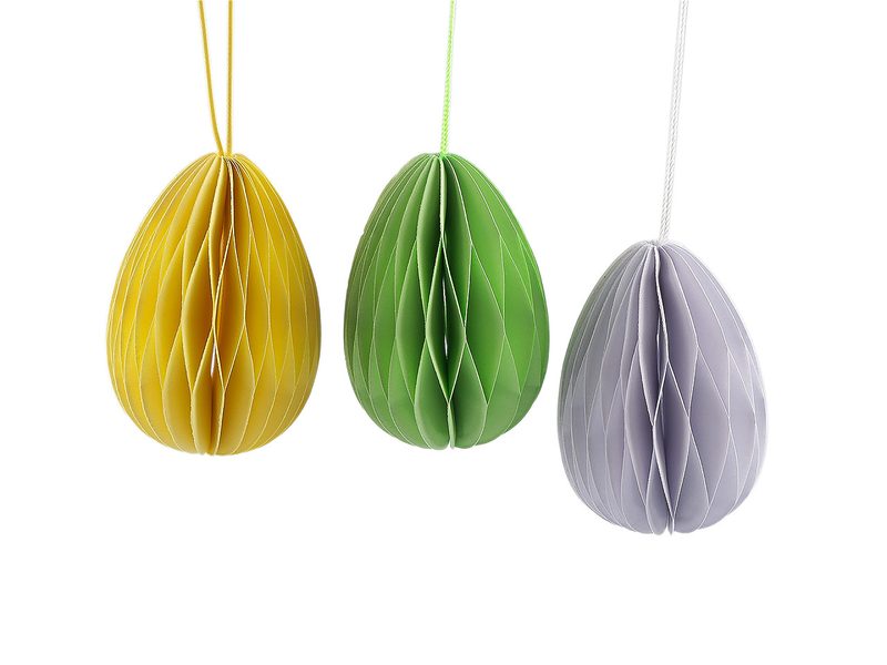 Papírové vajíčko k zavěšení