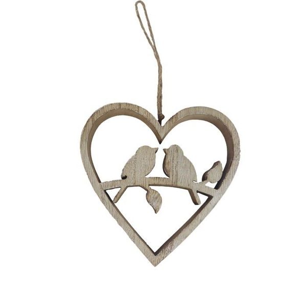 Srdce k zavěšení D4739 - 11 × 11 × 2.5 cm