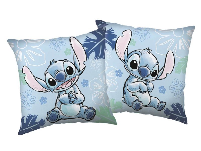 Polštářek Lilo a Stitch Blue 40x40 cm - Jerry Fabrics – Bexis.cz