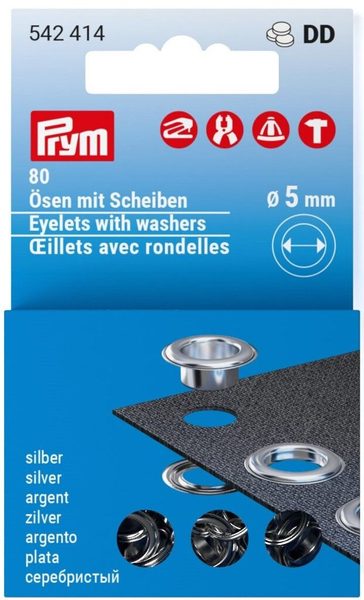 Průchodky 5 mm s podložkou 80 ks