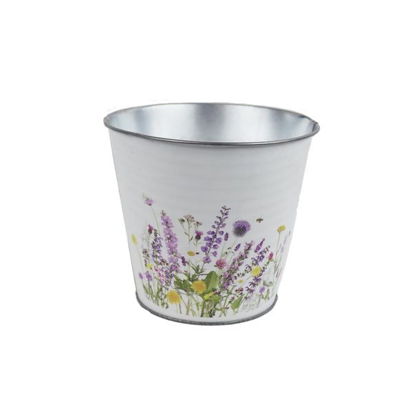 Květináč plechový K4279/2 - dia 14,5 x 13 cm – Bexis.cz