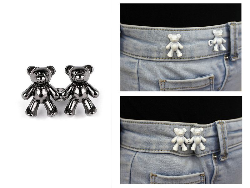 Ozdobné zapínání / zkracovač bez šití 20x40 mm