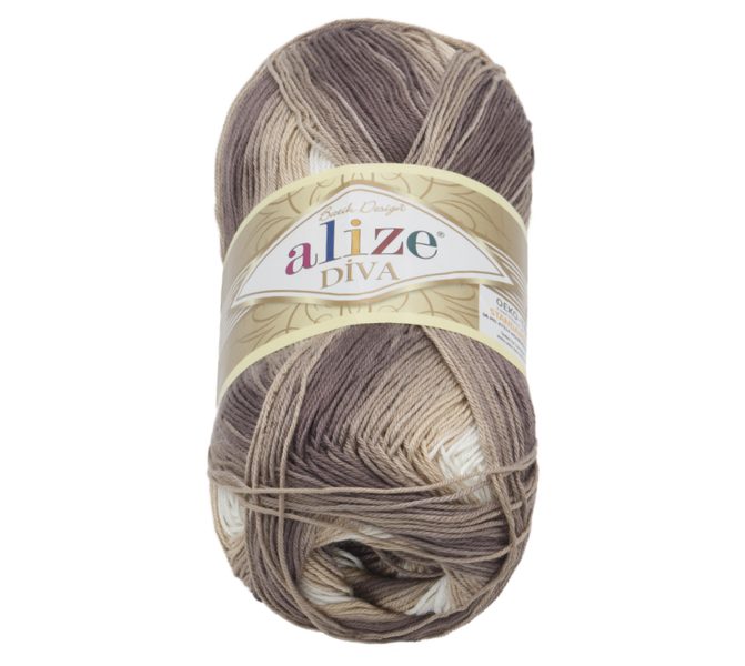 Příze DIVA BATIK Béžová 1815 100g / 350 m