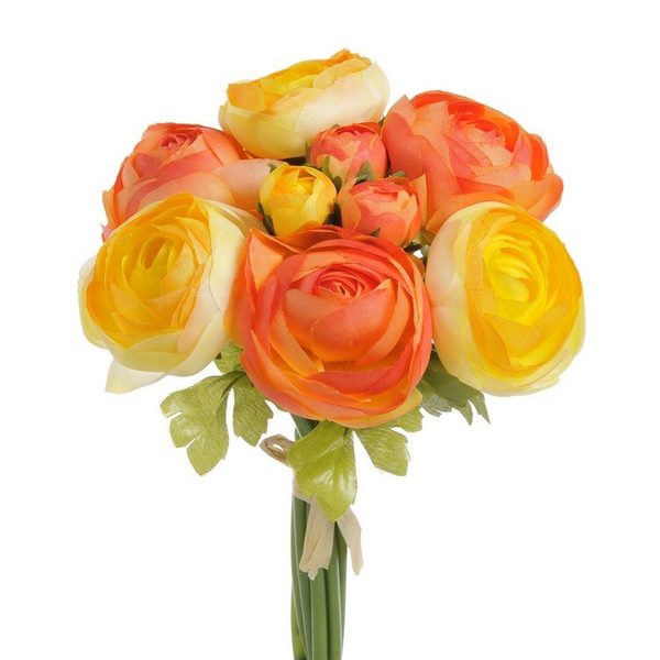 Ranunculus svazek - žloutková/oranžová