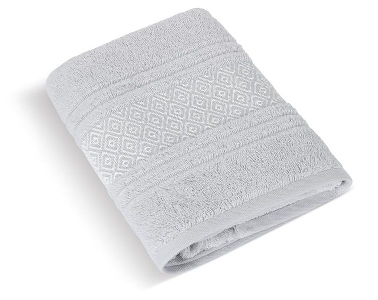 Froté ručník a osuška Mozaika - Osuška 70x140 cm světle šedá