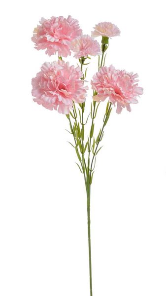 Kytice trsový karafiát 61 cm - růžová