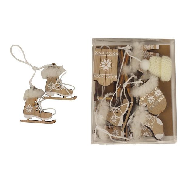 Vánoční ozdoby, 6 ks D4629-20 - 6 cm