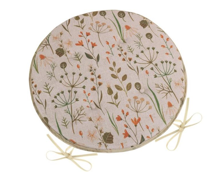 Sedák DITA kulatý hladký Béžová,Zelená,Oranžová 79/406 průměr 40 cm