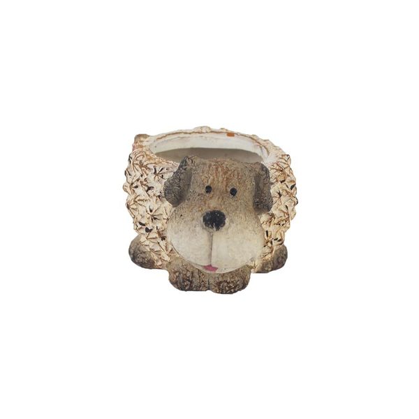 Dekorační květináč pes X3795 - 13.5 x 9.5 x 7.5 cm
