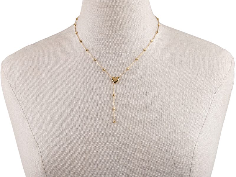 Náhrdelník z nerezové oceli srdce