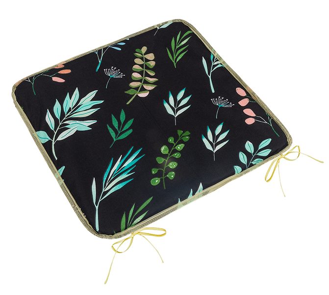 Sedák Adéla hladký Černá 34/236 40x40 cm