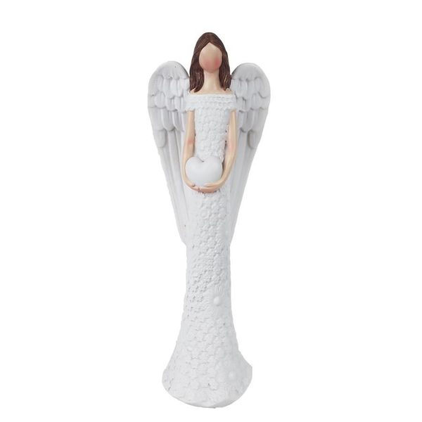 Dekorační anděl X5024/3 - 7 × 4.5 × 20 cm