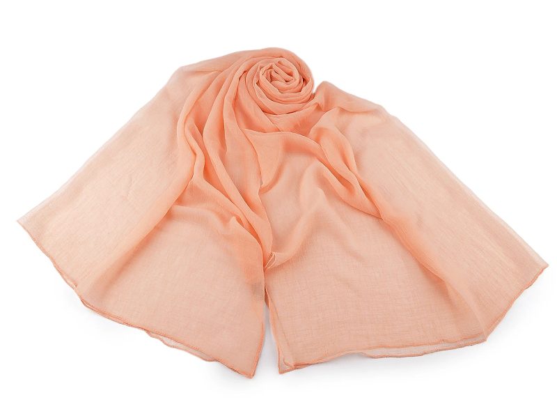 Letní šátek / šála / pléd jednobarevný 95x180 cm