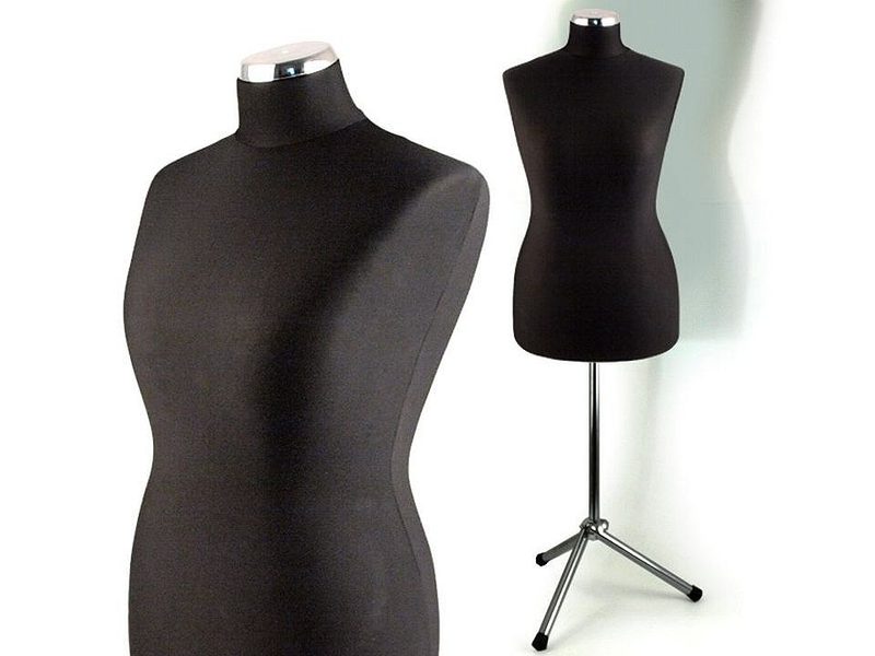 Krejčovská panna TINA 46 – nastavitelná výška, pěnová busta