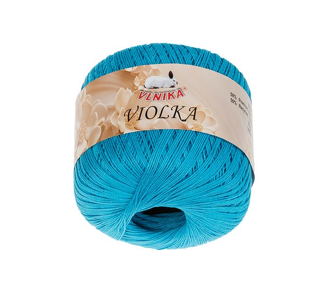 Příze Violka Modrá 136 50g / 285 m