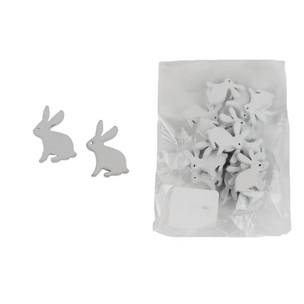 Dekorace králíček, 25 ks D6626 - 2 x 0,2 x 3 cm