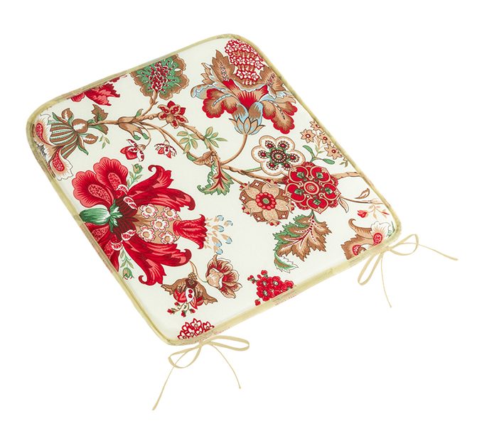 Sedák EMA hladký Červená 34/559 40x40 cm