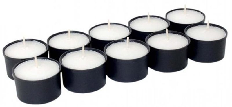 Svíčka plastová kalíšek 10x25g - 10×30×2.8 cm
