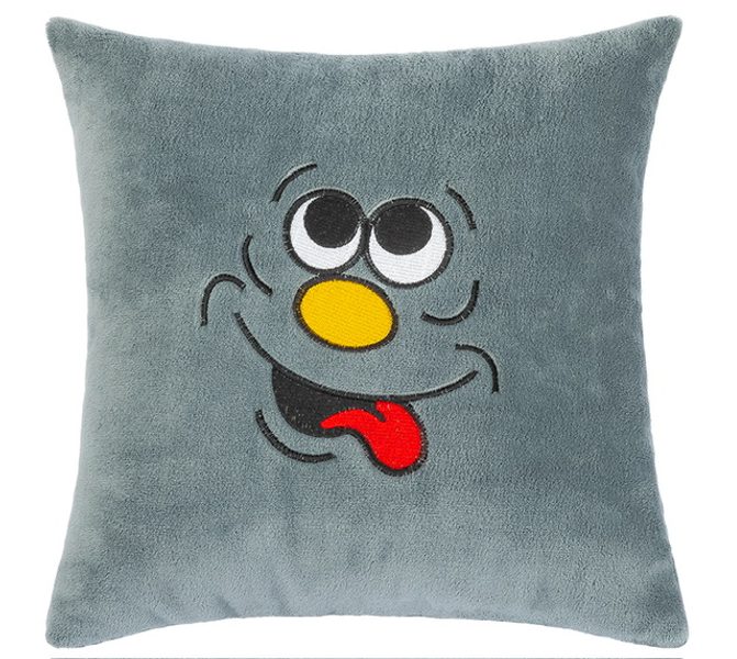 Polštářek Smíšek Šedá 6014/042 38x38 cm