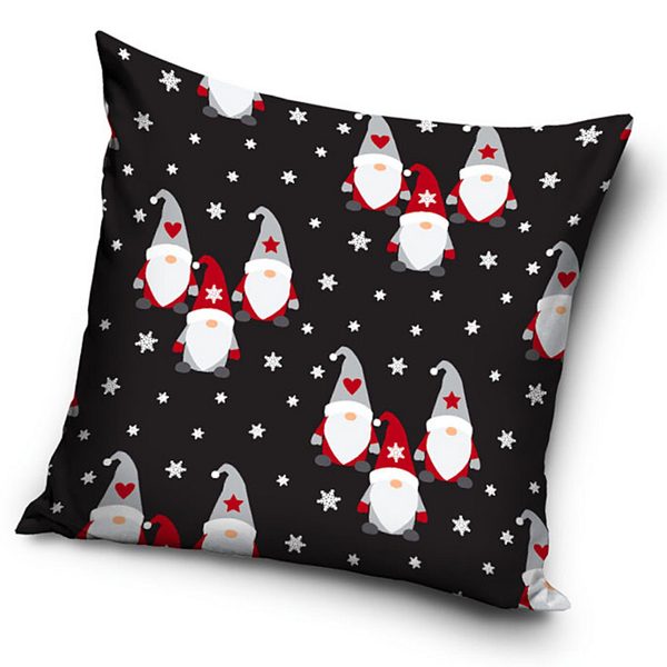 Vánoční povlak Skřítci mezi Vločkami 40x40 cm