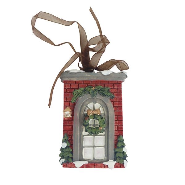 Vánoční dekorace k zavěšení X7388 - 6 × 1.5 × 9 cm