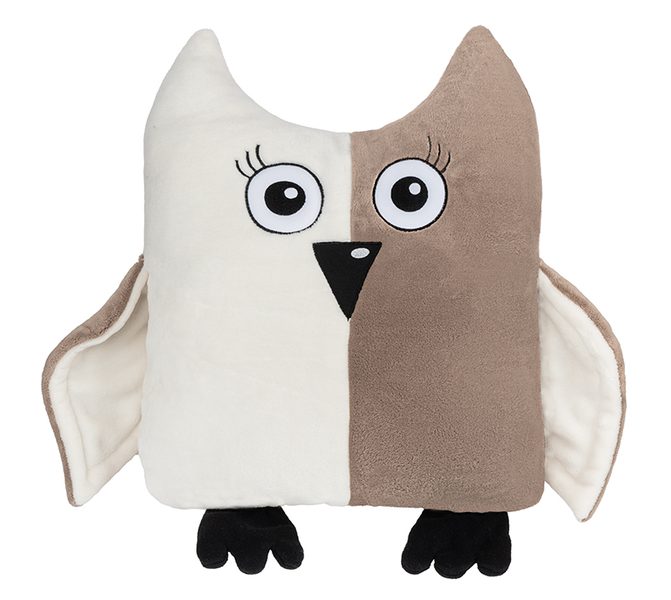 Tvarovaný polštářek Kávová,Bílá 50/191 45x30 cm