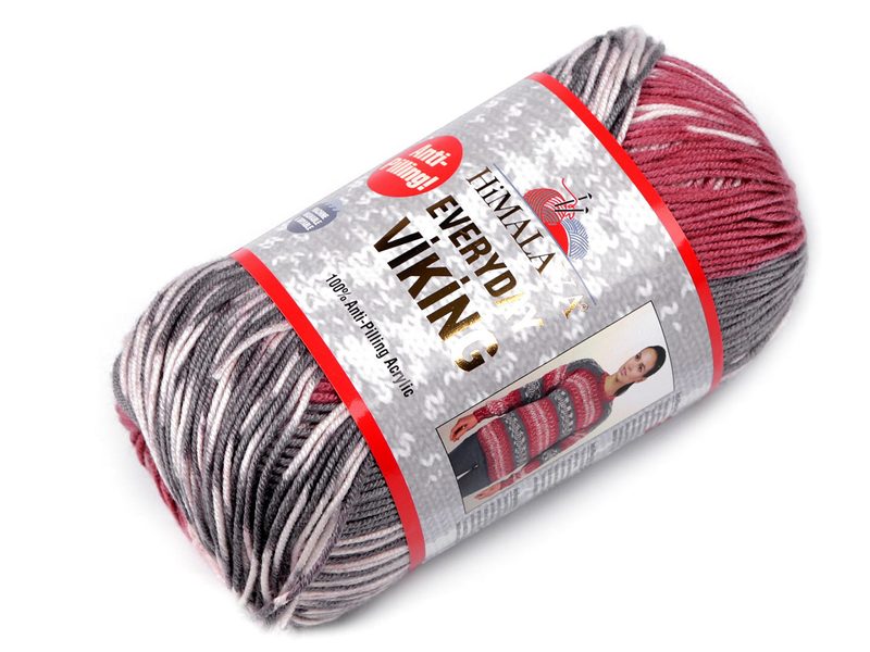 Pletací příze Everyday Viking samovzorovací 100 g