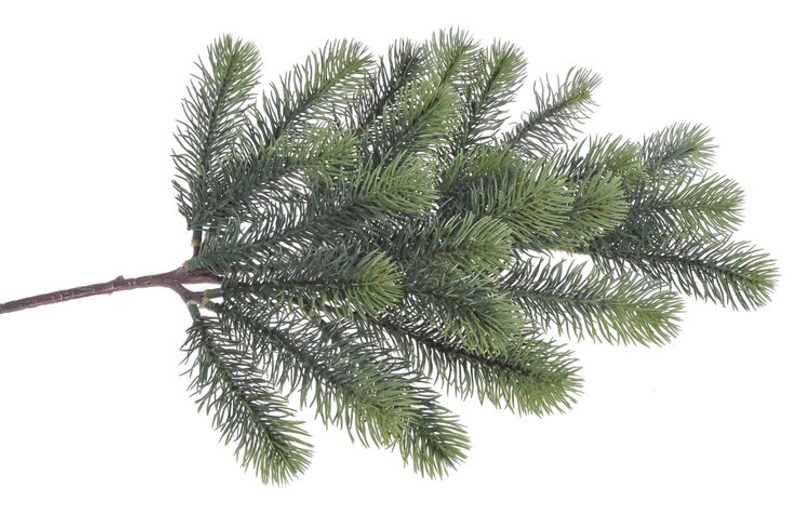 Umělá huňatá větvička jehličí 61 cm - zelená - Canea – Bexis.cz