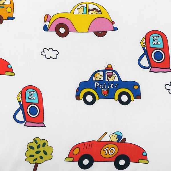 Látka - Bavlna Bílá,Červená,Modrá 48/092 šířka 160 cm