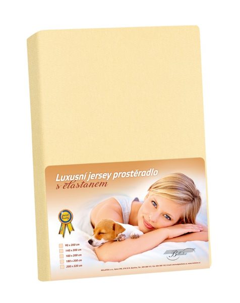 Jersey LUX Vanilková /304