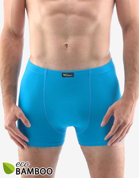 GINA pánské boxerky kratší nohavička, šité, jednobarevné Eco Bamboo 73125P{% if zbozi.vyrobce.nazev %} – Gina{% endif %} – Bexis.cz