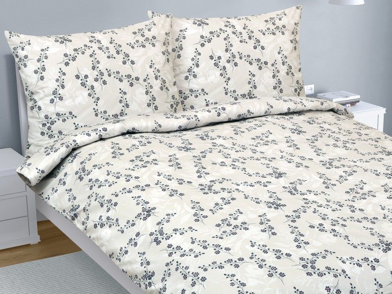 Povlečení bavlna na dvoudeku Béžová,Šedá,Červená 90/813