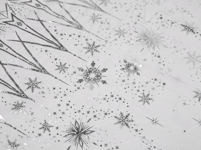 Tyl oděvní / dekorační se vzorem po obou stranách METRÁŽ