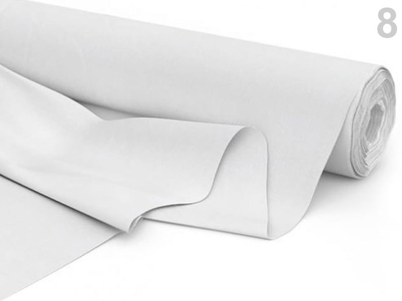 Bavlněná látka světle šedá 5 m