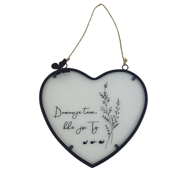 Srdce k zavěšení K4715 - 18.60×2×18 cm