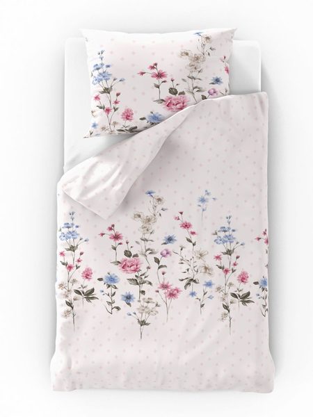 Bavlněné povlečení DELUX LOUKA růžová