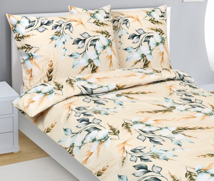 Povlečení bavlněné Béžová,Šedá 90/375