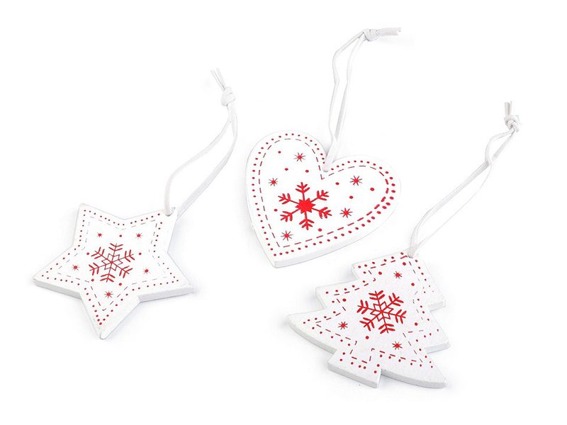 Dřevěná vánoční dekorace