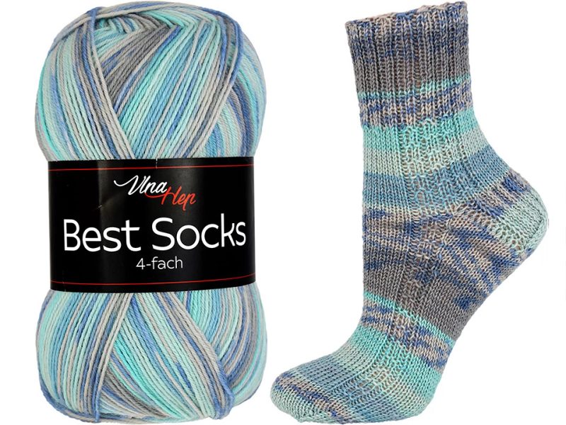 Pletací příze Best Socks samovzorovací / ponožkovka 100 g