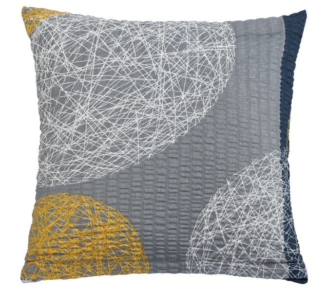 Povláček krepový Šedá,Oranžová 80/865 40x40 cm