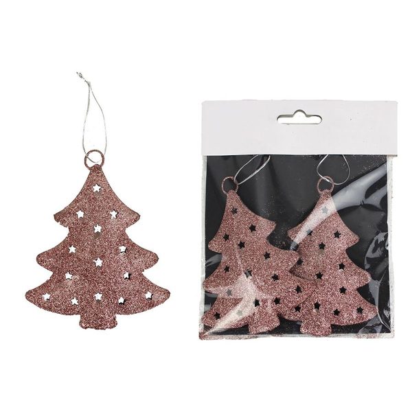 Ozdoba stromek, 2ks K1093/R - 9 x 1,5 x 11 cm