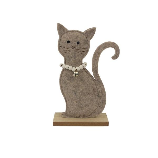 Dekorace kočka X3871/1 - 11 x 4 x 19 cm