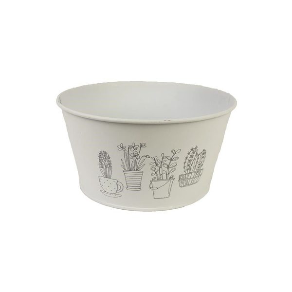 Obal kovový K2606/2 - dia 19,5 x 10,5 cm