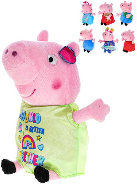 PLYŠ Prasátko Peppa Pig postavička 20cm 7 druhů *PLYŠOVÉ HRAČKY*