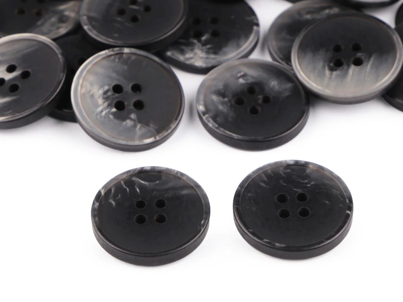 Plastový knoflík s patinou 20 kusů