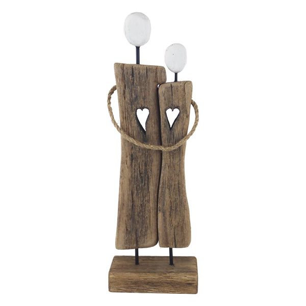 Dekorace zamilovaný pár D7370/2 - 9.5 × 5.5 × 28.5 cm