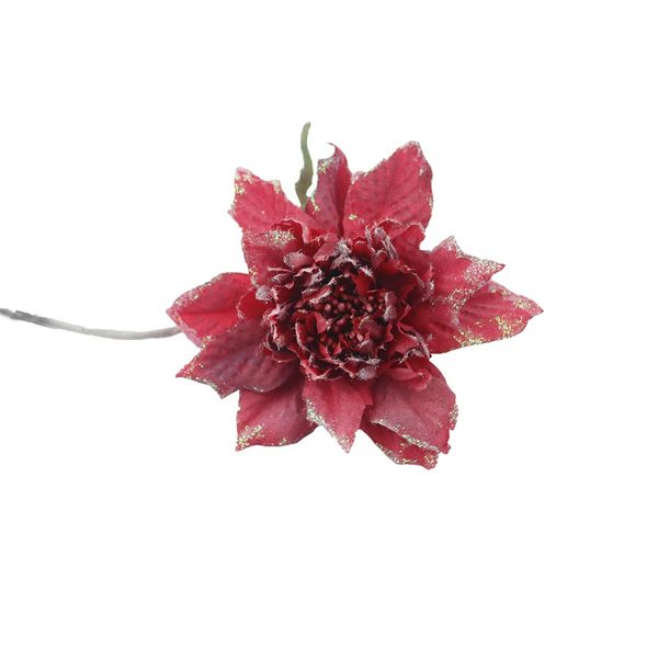 Dekorační květ X7628-08 - 24 × 11 × 5 cm