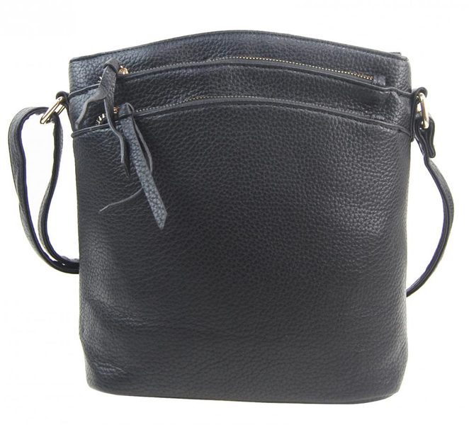 Tmavě šedá dámská crossbody kabelka se zlatými doplňky