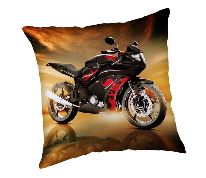 Polštářek Motorka "Red" 40x40 cm - Jerry Fabrics – Bexis.cz