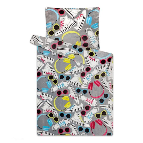 Povlečení mikroflanel Kecky 140x200, 70x90 cm{% if zbozi.vyrobce.nazev %} – Svitap{% endif %} – Bexis.cz